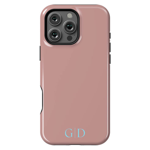Custom Initials Fresh Aesthetic iPhone Case